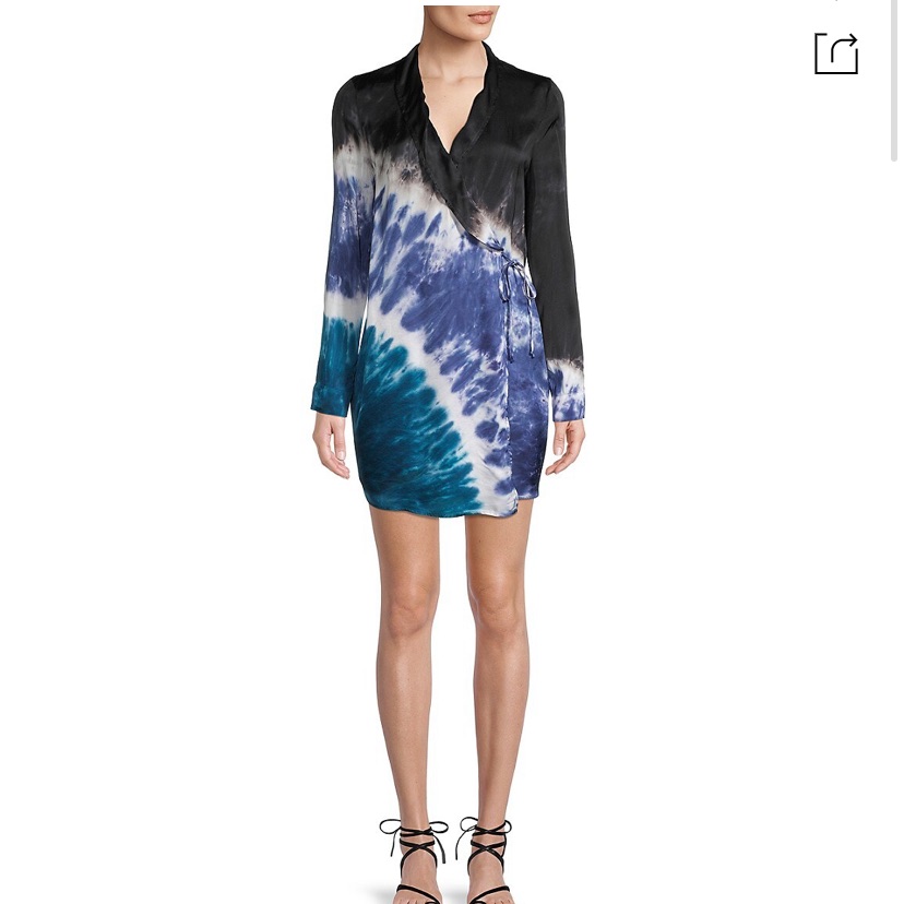 Yfb Retro Wrap Mini Dress